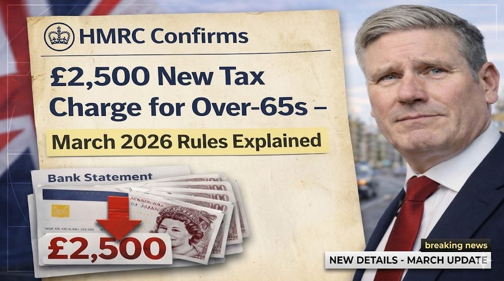 HMRC £2500 New Tax Charge Over-65s